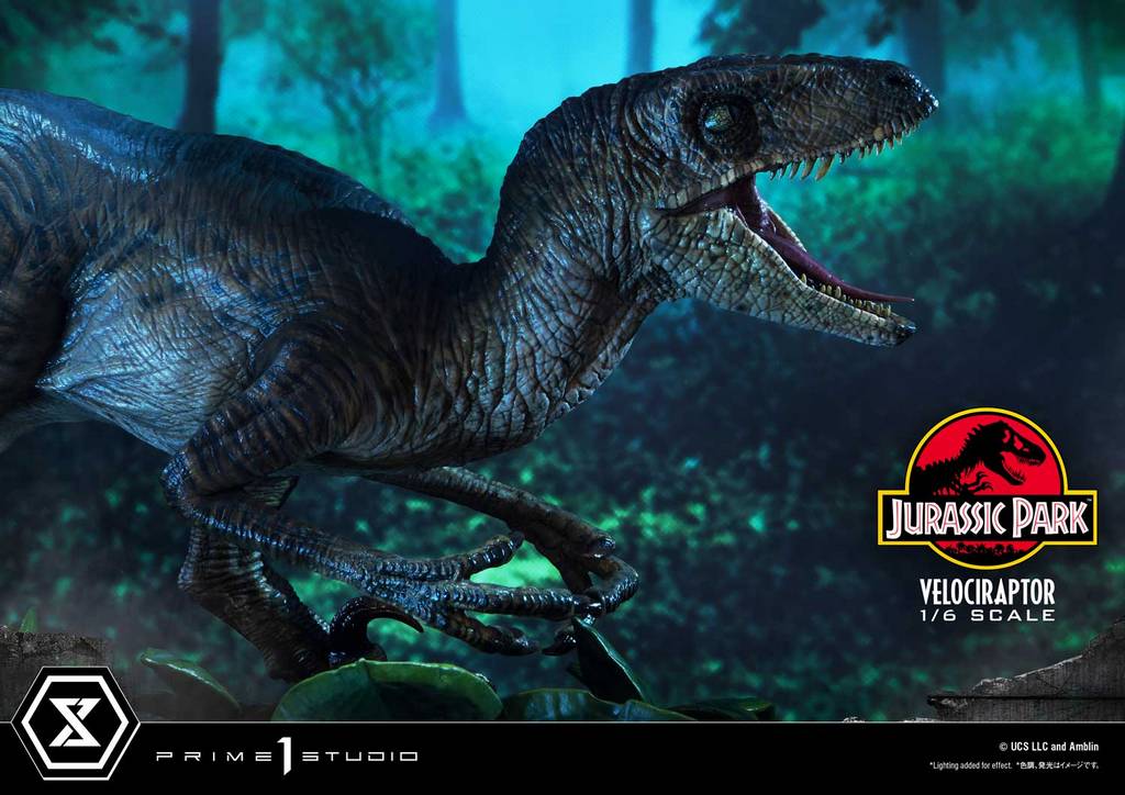 JURASSIC PARK - Velociraptor Attack - Statue '24x23x54cm'