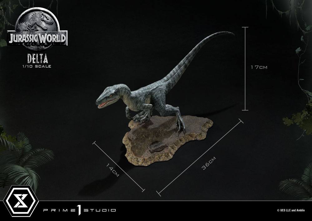 JURASSIC WORLD - Delta - Statue 17cm