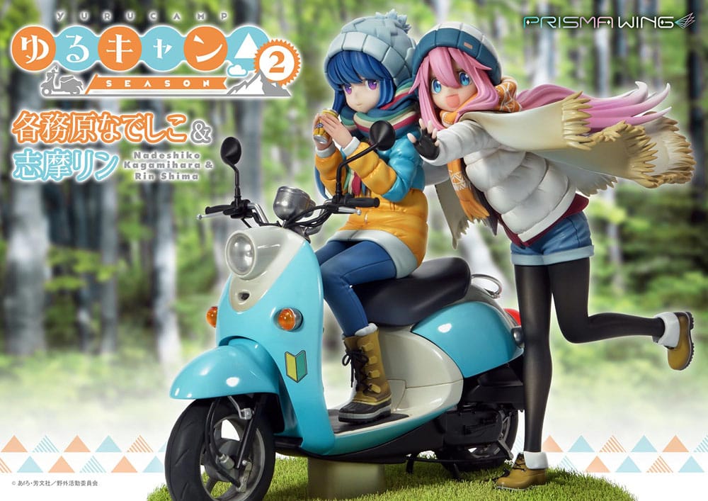 LAID-BACK CAMP - Nadeshiko & Rin - Statue Prisma Wing 24cm