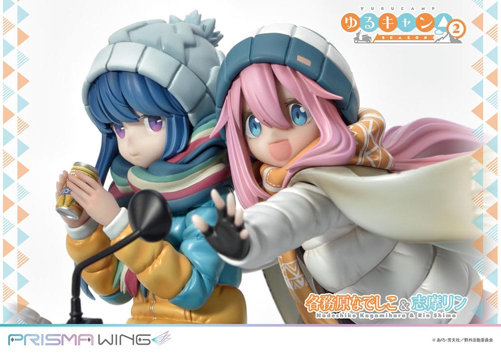 LAID-BACK CAMP - Nadeshiko & Rin - Statue Prisma Wing 24cm