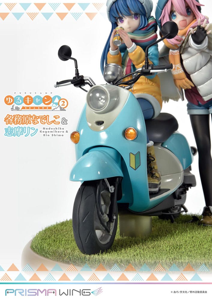 LAID-BACK CAMP - Nadeshiko & Rin - Statue Prisma Wing 24cm