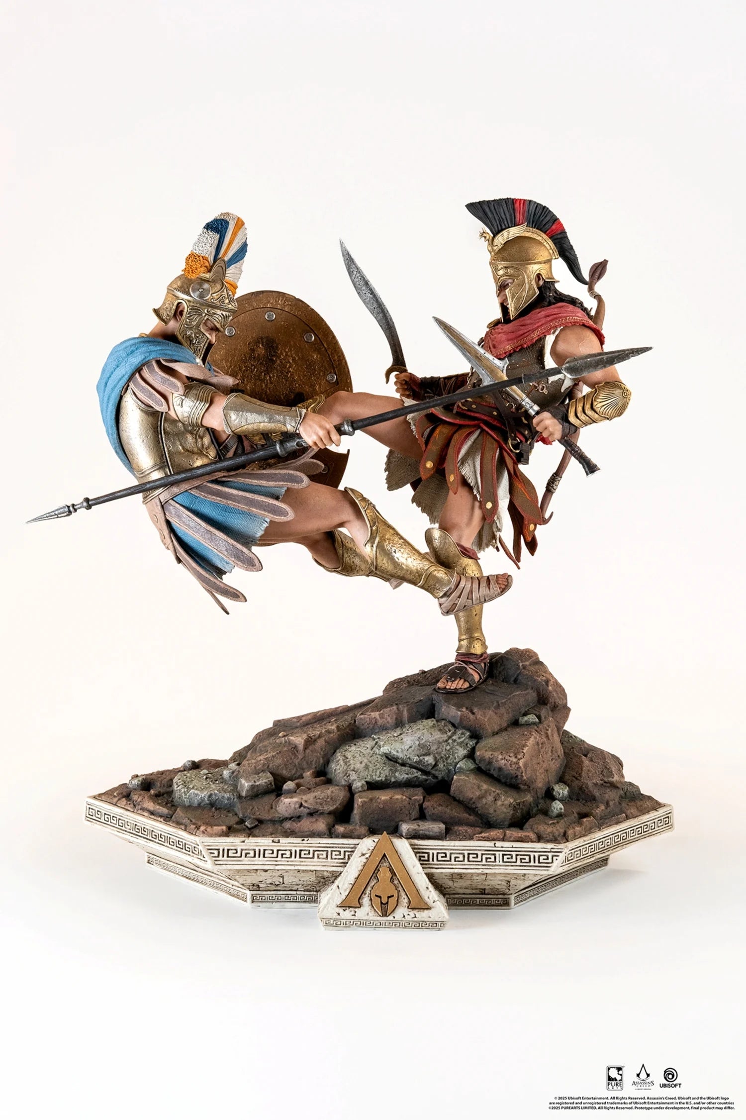 ASSASSIN'S CREED - Alexios "Spartan Kick" -Statue Diorama 1/6 40cm