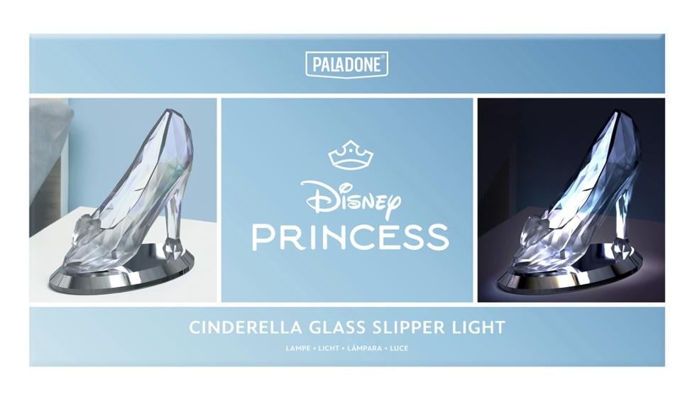 CENDRILLON - Pantoufle de Verre - Lampe 3D 19cm