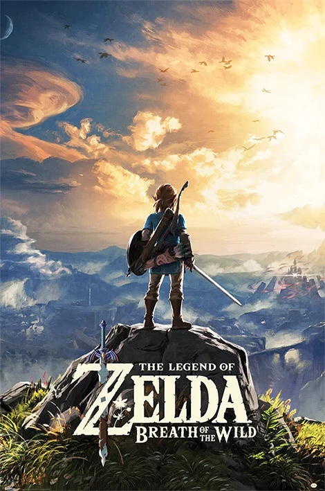 ZELDA - Poster 61X91 - Breath of the Wild 'Sunset'