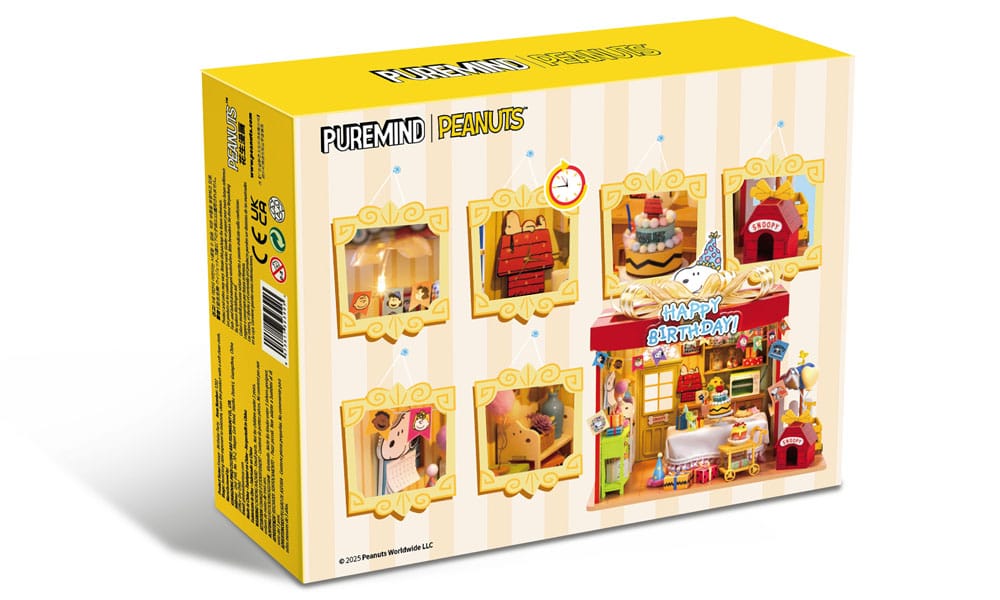 PEANUTS - Birthday Party - Wood Model Kit