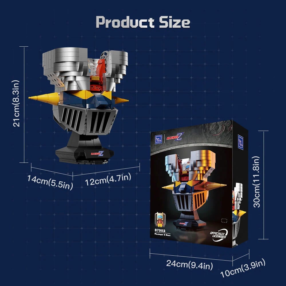 MAZINGER Z - Bust Mazinger Z - Building block