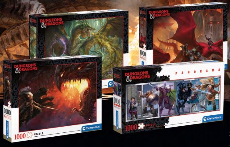 DUNGEONS AND DRAGONS - Characters - Panorama Puzzle 1000P