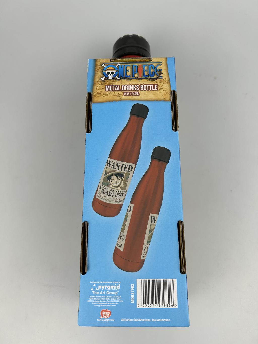 ONE PIECE - Luffy Wanted - Bouteille en métal - 540 ml