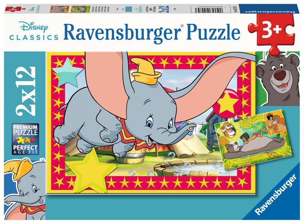 DISNEY - 2 Puzzle 12P - Dumbo
