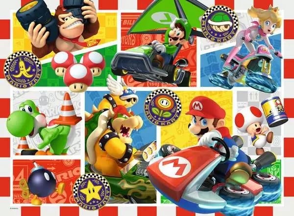NINTENDO - La course de Mario Kart - Puzzle 150P XXL