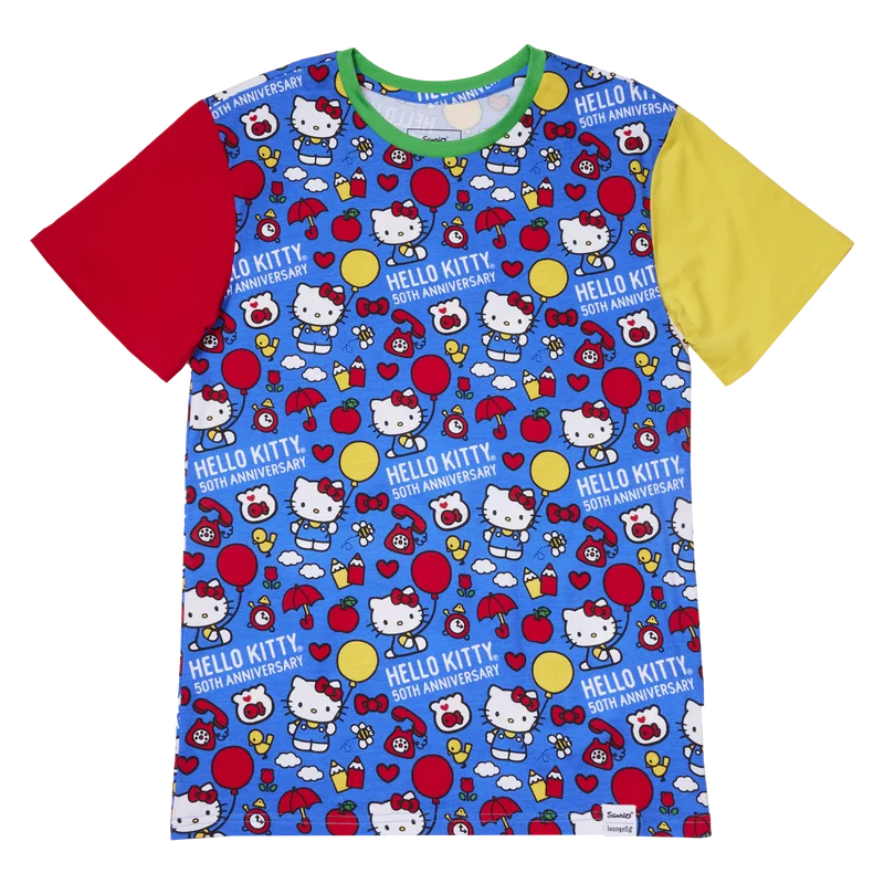 HELLO KITTY - 50th Anniversary - T-Shirt Unisex Loungefly (L)