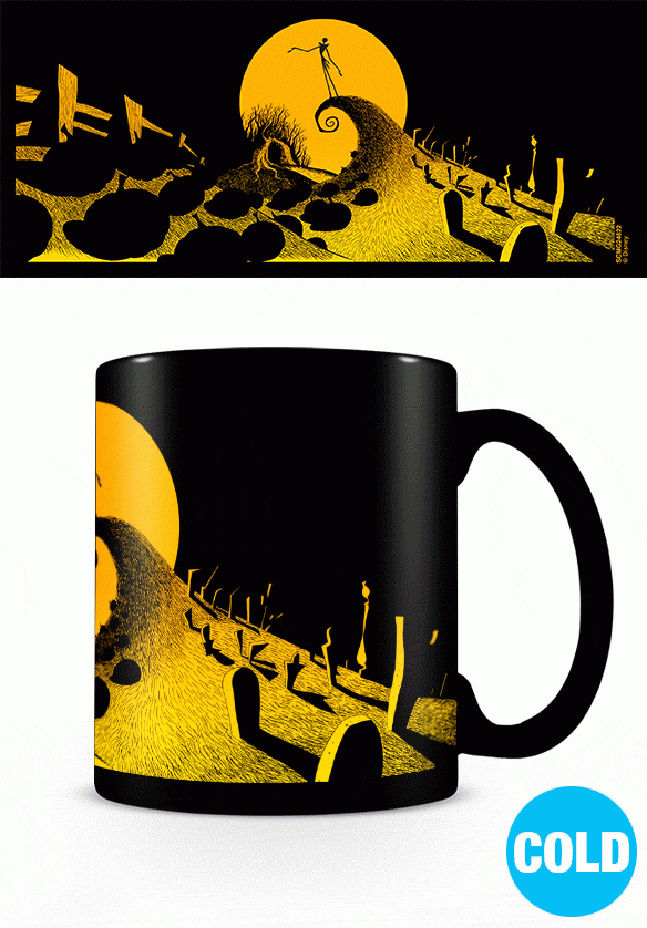NIGHTMARE BEFORE XMAS - Graveyard Scene - Mug Heat Change 11oz