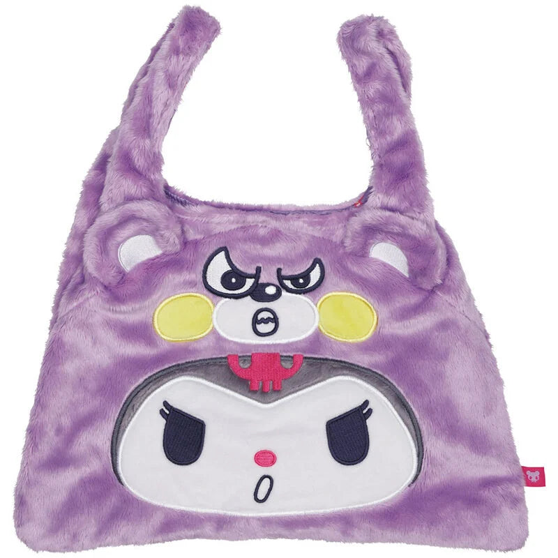SANRIO - Kuromi - Mini Fur Tote bag