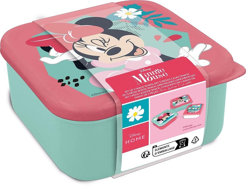 MINNIE - Boîtes à Snack - 3 pcs