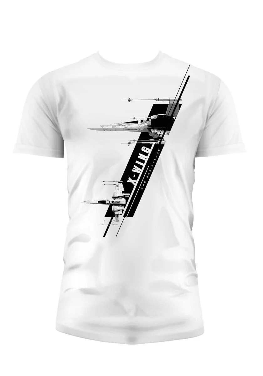 STAR WARS 7 - T-Shirt X-Wing - Weiß (XL)