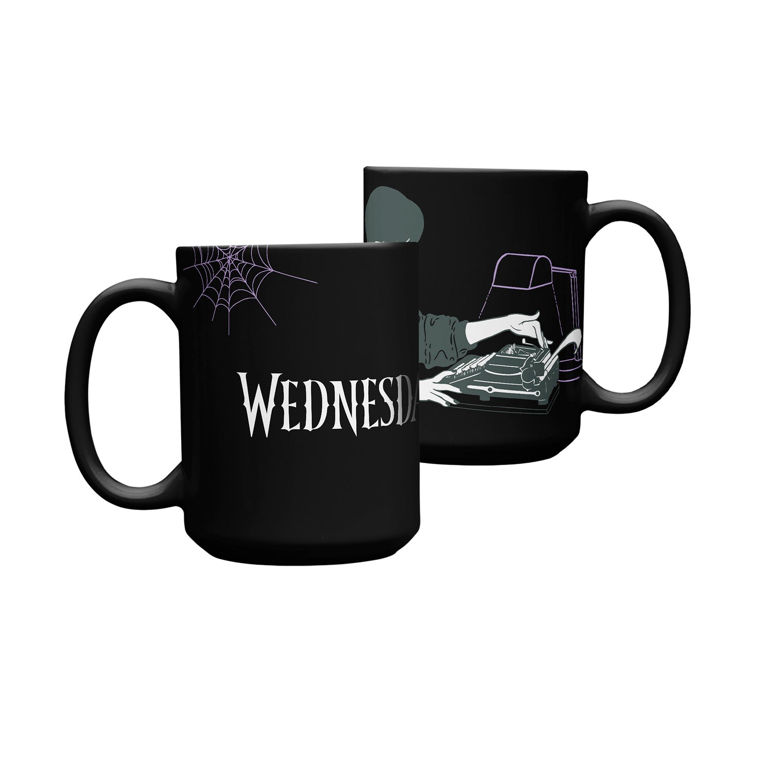 WEDNESDAY with Her Typewriter - Mug 11,8oz