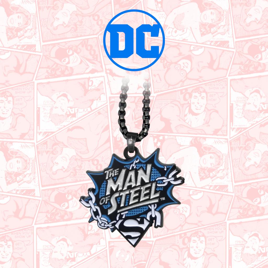 DC COMICS - Man of Steel - Collector Unisex Necklace '8x0.5x14cm'