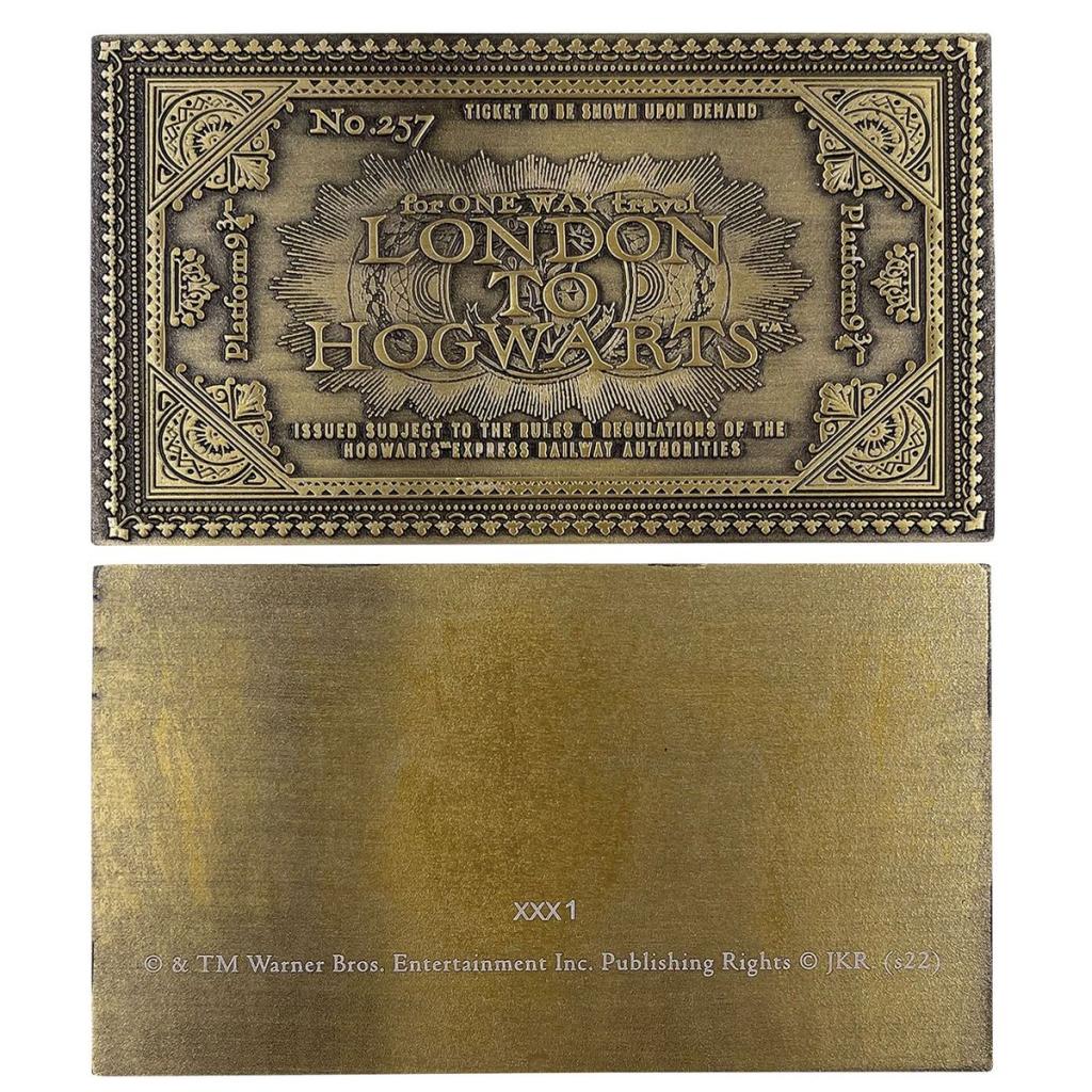 HARRY POTTER - Hogward Express Ticket - Limited Edition Replica