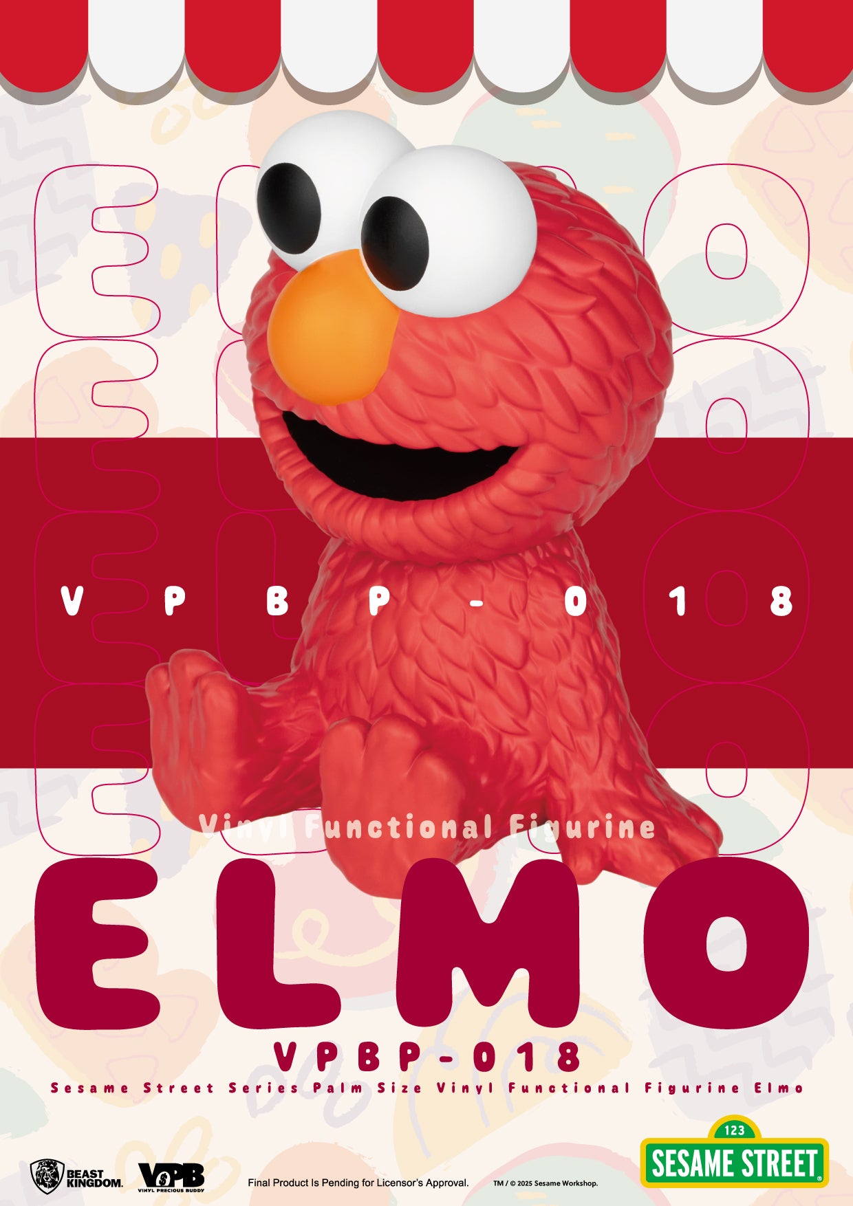 SESAME STREET - Elmo - Palm Size Bank 11.5cm