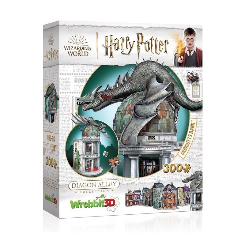 HARRY POTTER - Puzzle 3D - Gringotts Bank - 300 Pces