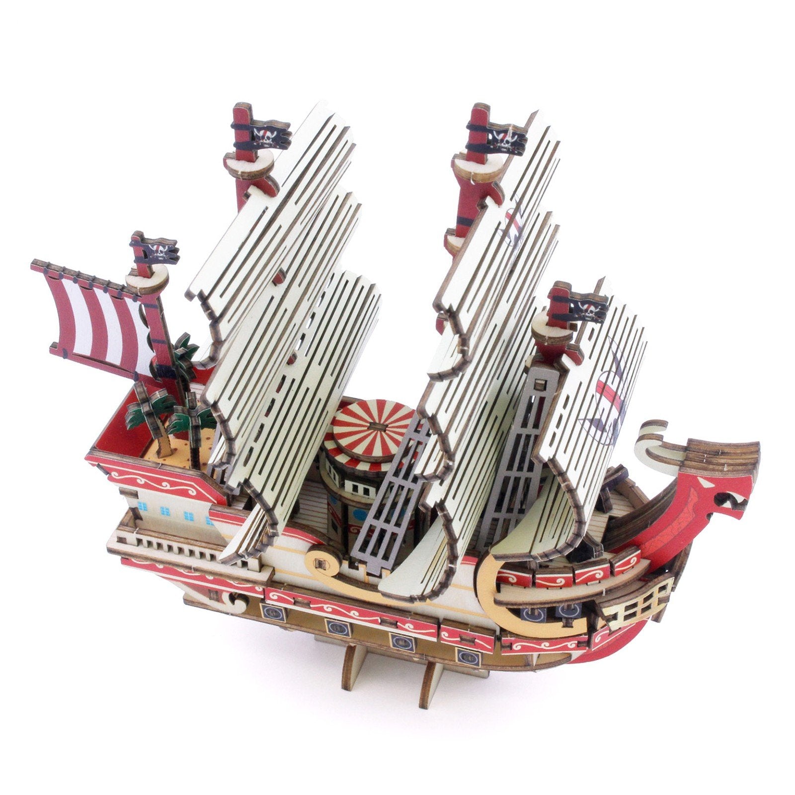 ONE PIECE - Red Force - Wood Model Kit 14cm