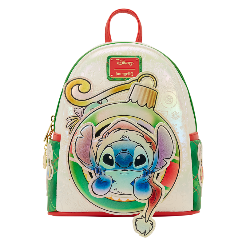 DISNEY - Lilo & Stitch "Holiday" - Mini Backpack LoungeFly