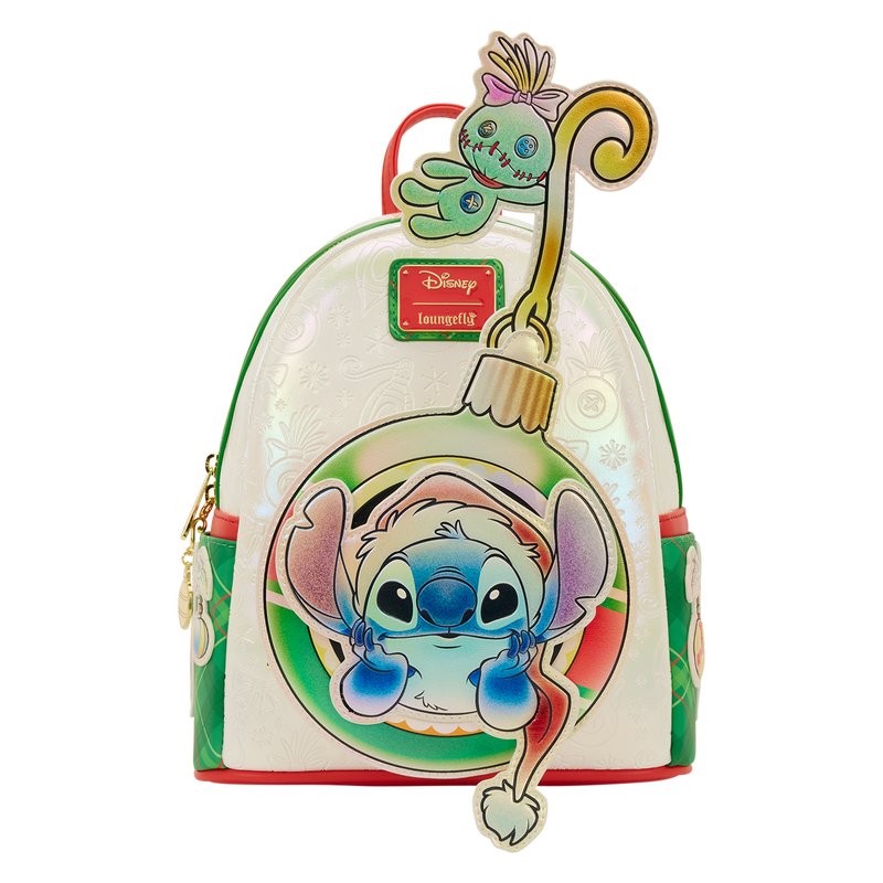 DISNEY - Lilo & Stitch "Holiday" - Mini Backpack LoungeFly