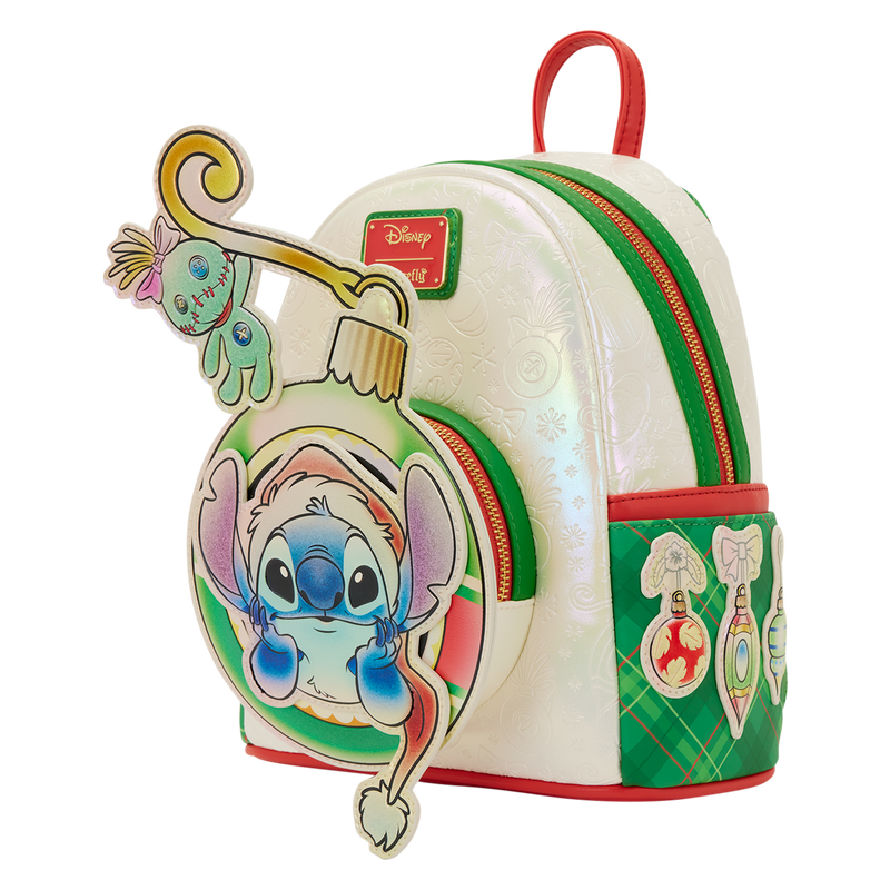 DISNEY - Lilo & Stitch "Holiday" - Mini Backpack LoungeFly
