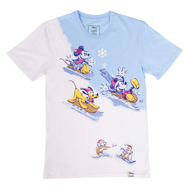 MICKEY & FRIENDS - Winter Wonderland - T-Shirt Unisex Loungefly (XL)