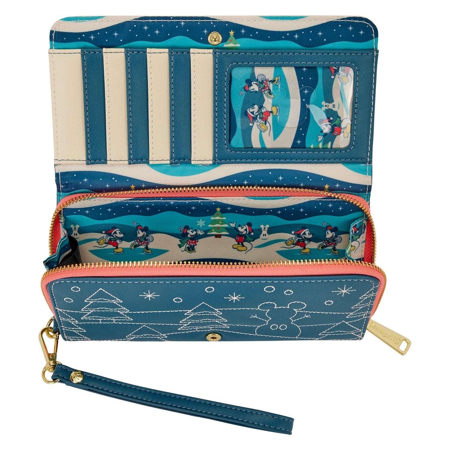DISNEY - Mickey & Minnie "Holiday" - Wallet LoungeFly