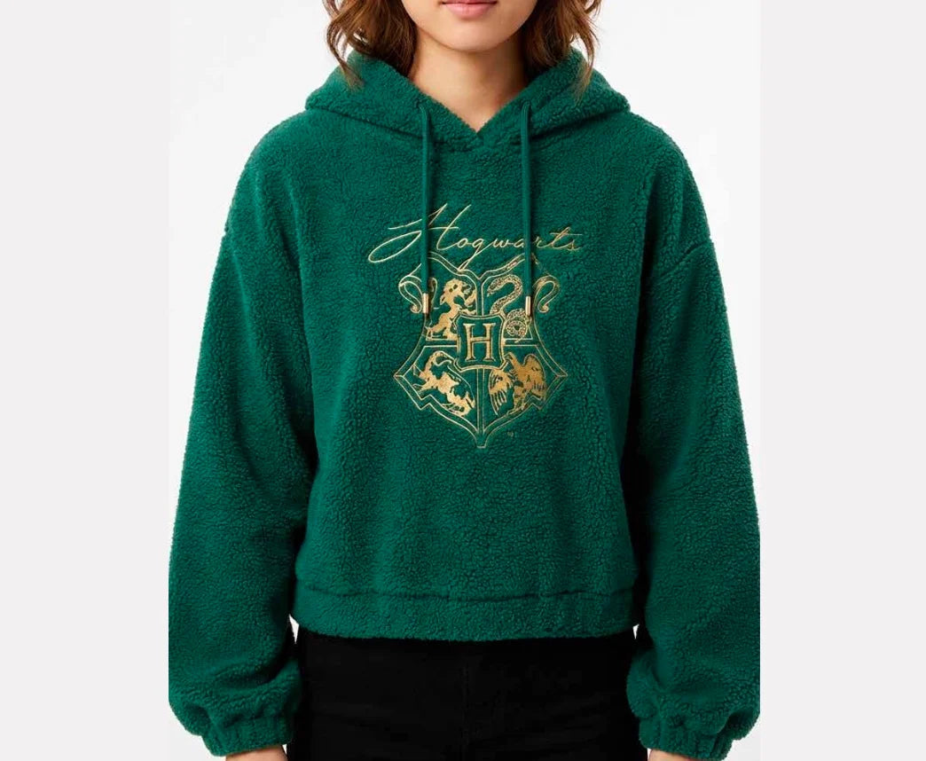 HARRY POTTER - Logo - Sherpa Hoodie (S)