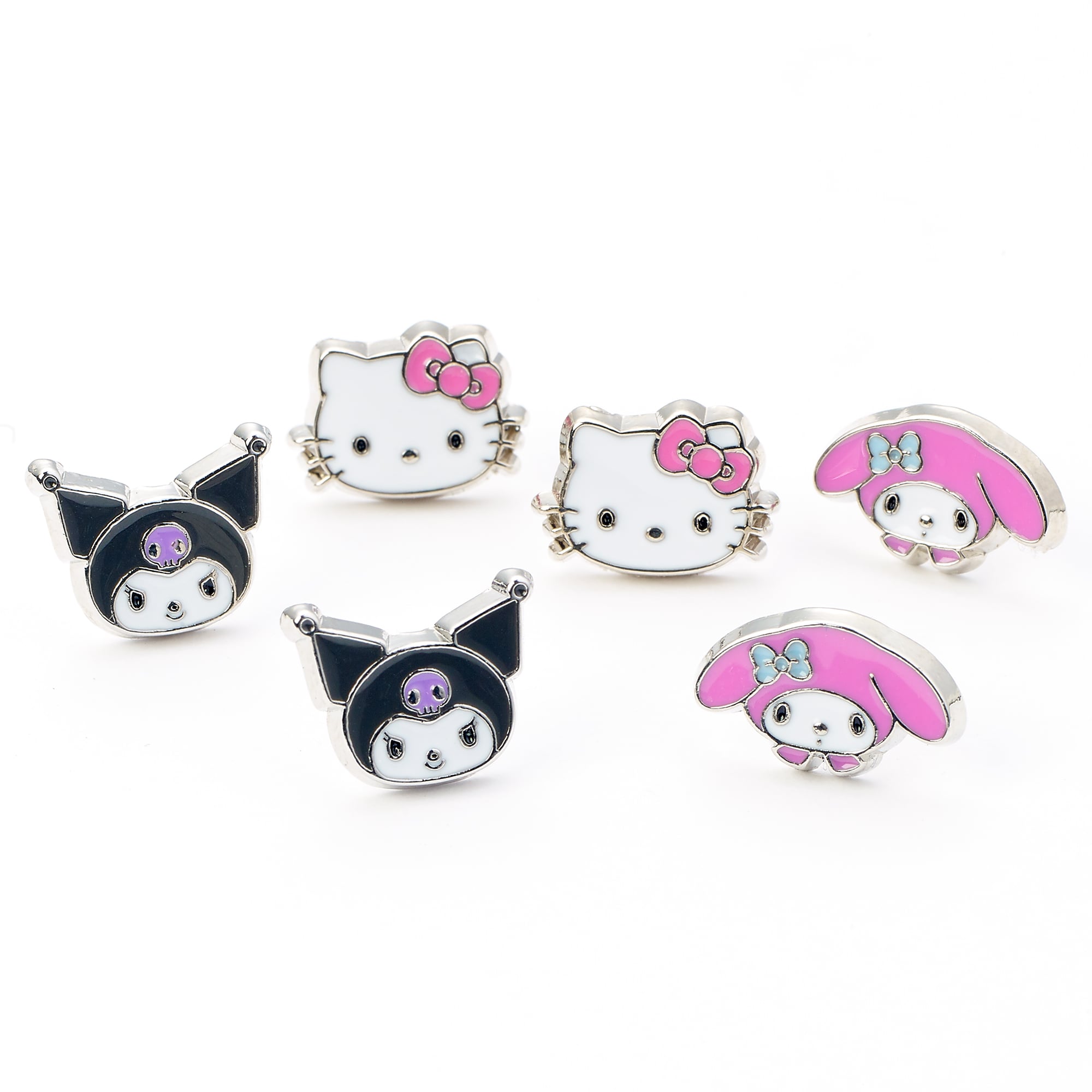 HELLO KITTY & Friends - Set of 3 Stud Earrings