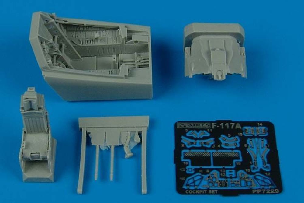 F-117A Nighthawk cockpit set f��r Academy Bausatz