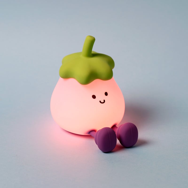 KAWAII - Eggplant - Phone Holder & Rechargeable Lamp 5,1inch