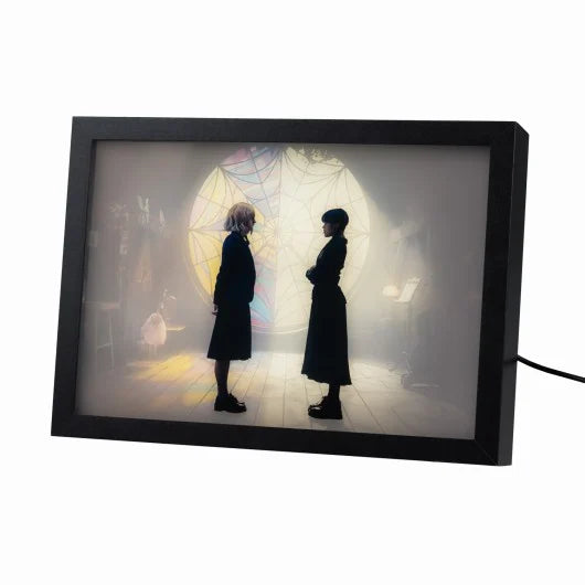 WEDNESDAY & ENID - Ophelia Hall - Framed LED Print 28x20x5cm