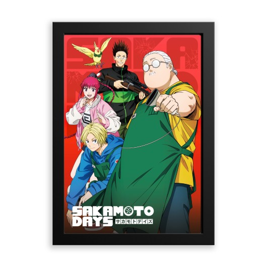 SAKAMOTO DAYS - Framed LED Print 28x20x5cm