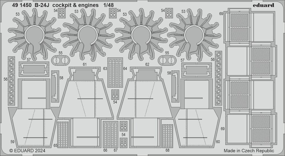 B-24J PART I HOBBY BOSS
