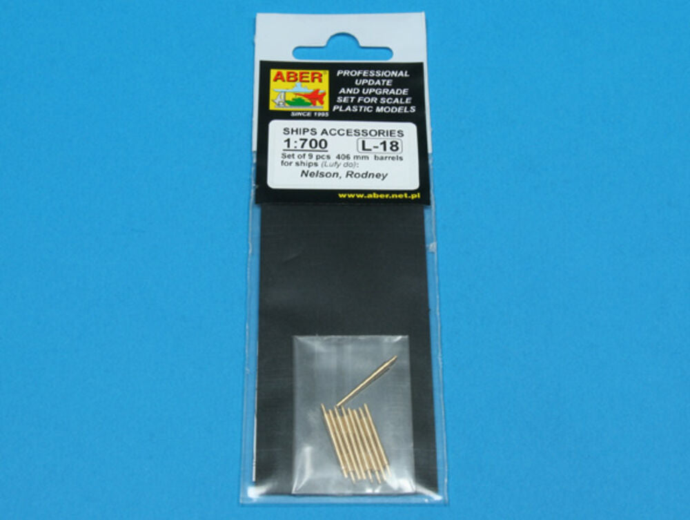 9 pcs 406 mm barrels for Nelson, Rodney
