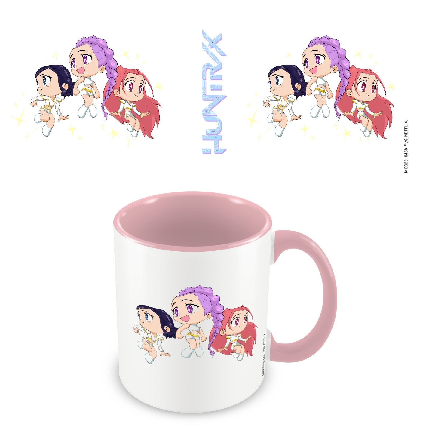 K-POP DEMON HUNTERS - Huntrix Chibi - Colored inner Mug 11oz