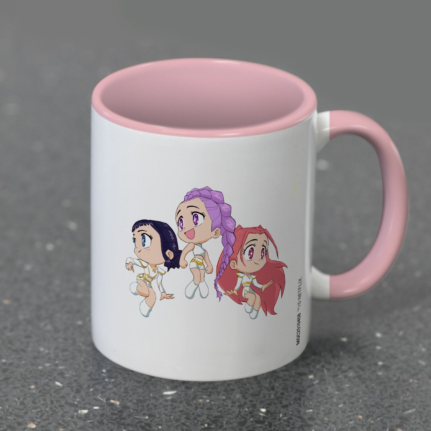 K-POP DEMON HUNTERS - Huntrix Chibi - Colored inner Mug 11oz