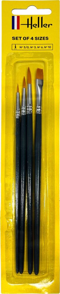 Brush Set No. 3/0-3-6-10