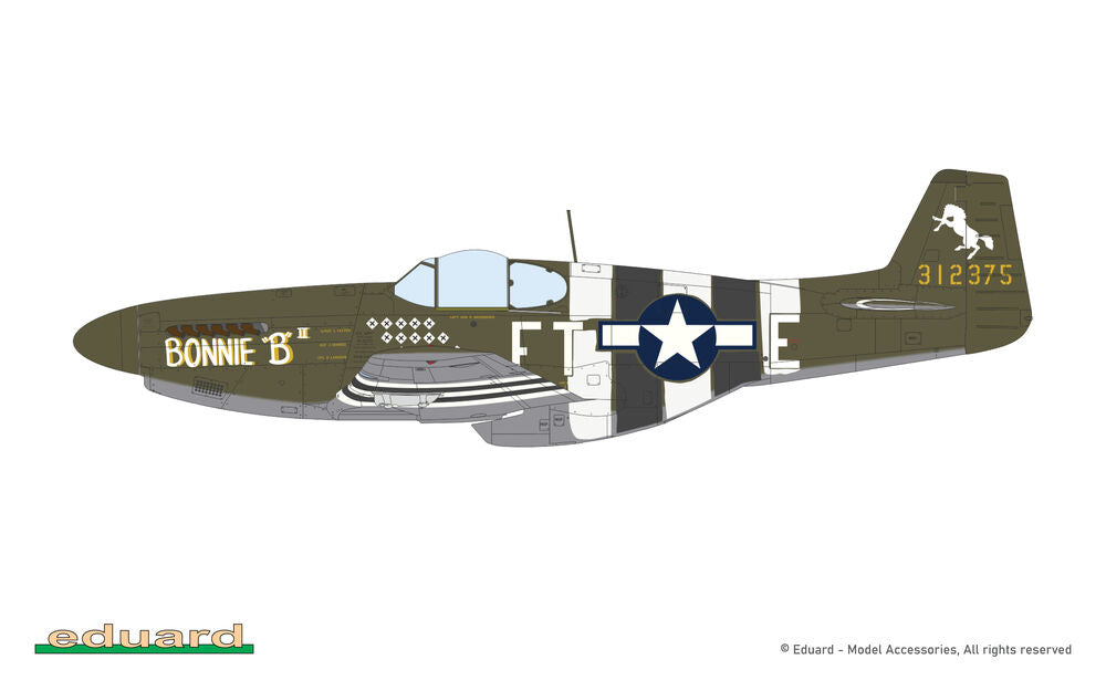 P-51B/C Mustang w/ dorsal fin EDUARD-PROFIPACK