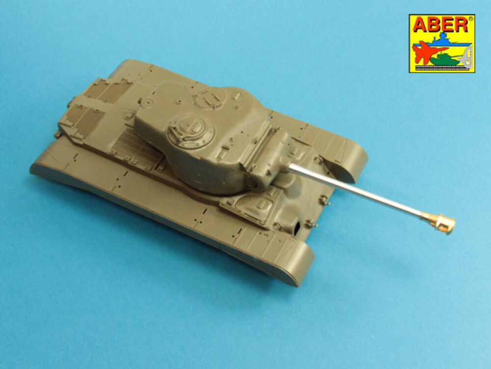 U.S 90 mm M3 barrel with muzzle brake for T26E3 , Pershing