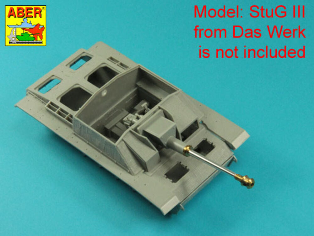 German StuK.40 L/48 7,5 cm Barrel with final muzzle brake for Stug.III, Ausf G final &Stug.IV late