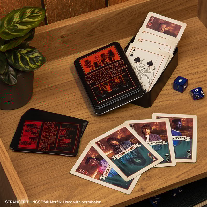 STRANGER THINGS 5 - Playing Cards in a Tin