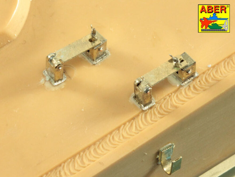 Clamps and Brackets for Tow & Track cables used on Tiger I & King Tiger