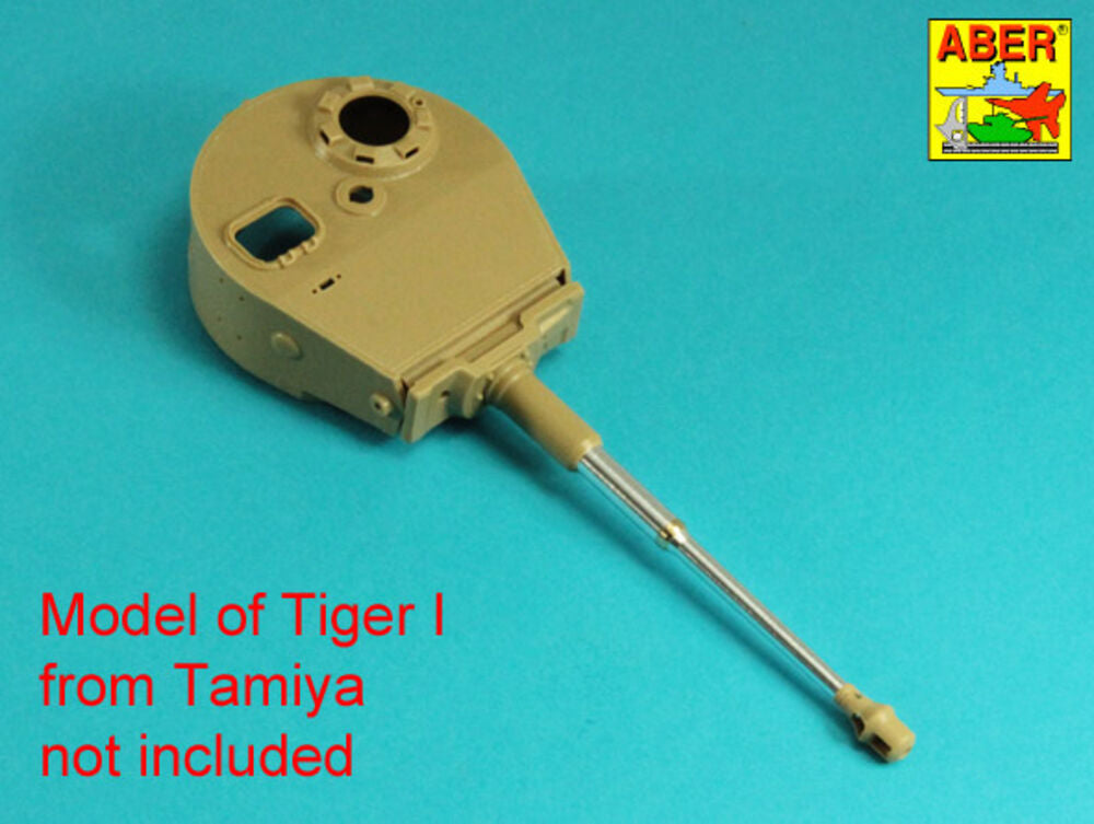 Tiger (, Ausf.E 88mm Barrel without muzzle brake