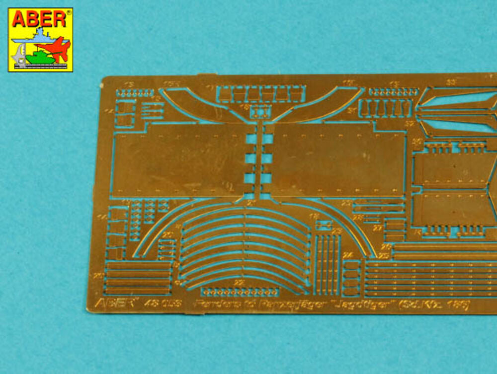 Jagdtiger ���Front & Rear Fenders -(Tamiya)