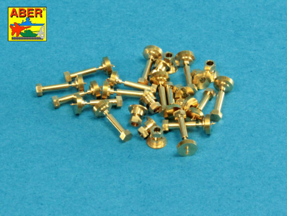 Turned imitation of Hexagonal bolts & nuts 1,6 x 4,0 mm x 15 pcs. And 1,6mm nuts x 10 pcs.