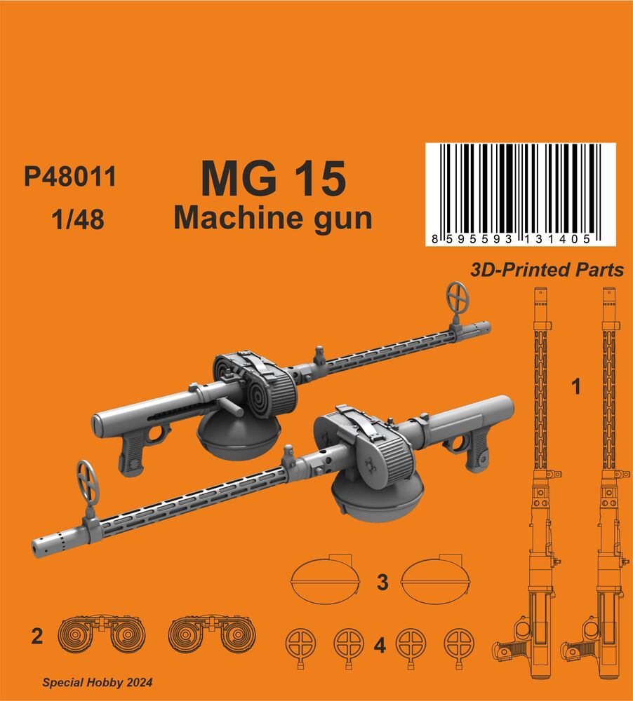 MG 15 Machine gun (2 pcs.)